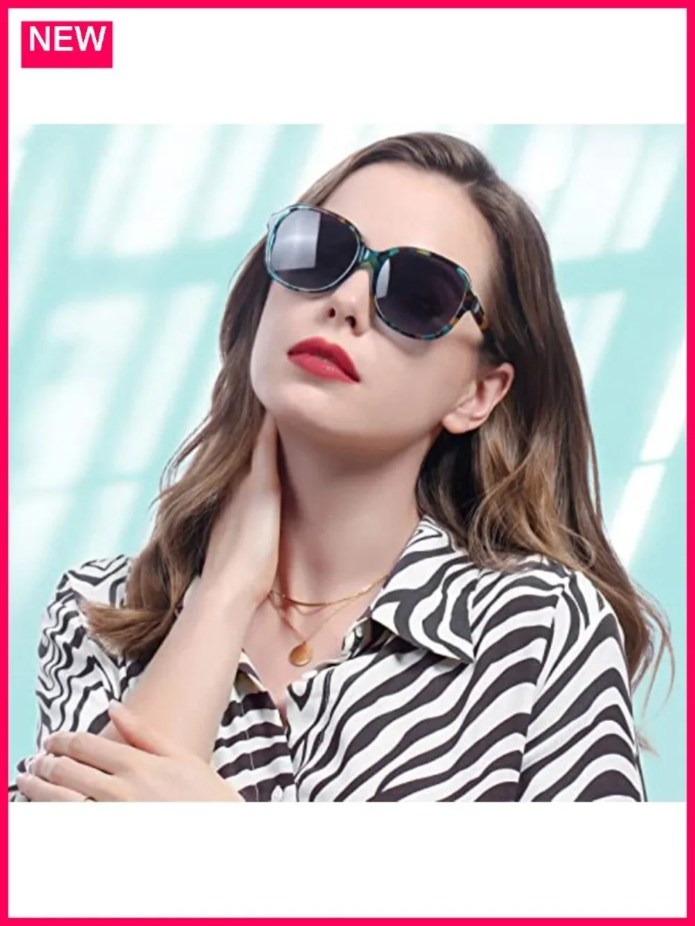 Retro Large Acetate Polarized Sunglasses